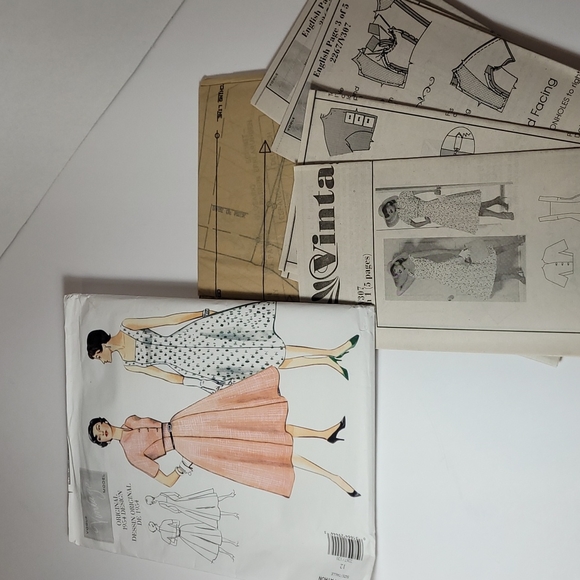 UNCUT Vogue Vintage Model Original 1954 Design Sewing Pattern 2267 Limited Ed - Picture 2 of 8